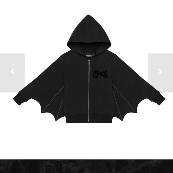 GHOST BAT WING CONCERT HOODIE XXL - Picture 3 of 4